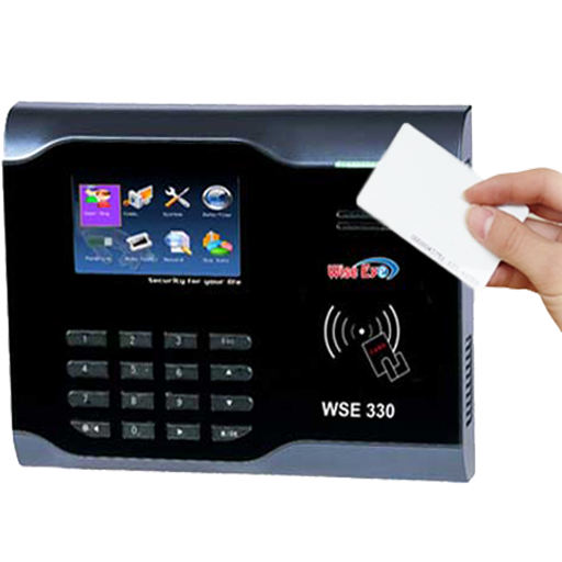 Máy chấm công thẻ từ, thẻ giấy